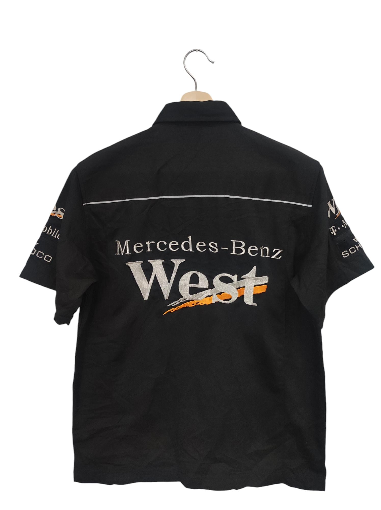 Vintage 90s West Mclaren Mercedes Pit Crew Shirt F1 Formla One
