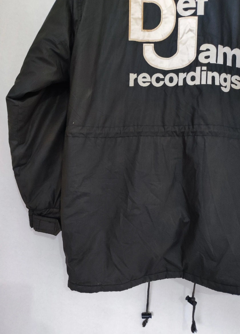 80s Vintage Def Jam Recording Spell Out Embroidered Logo Vtg 90s