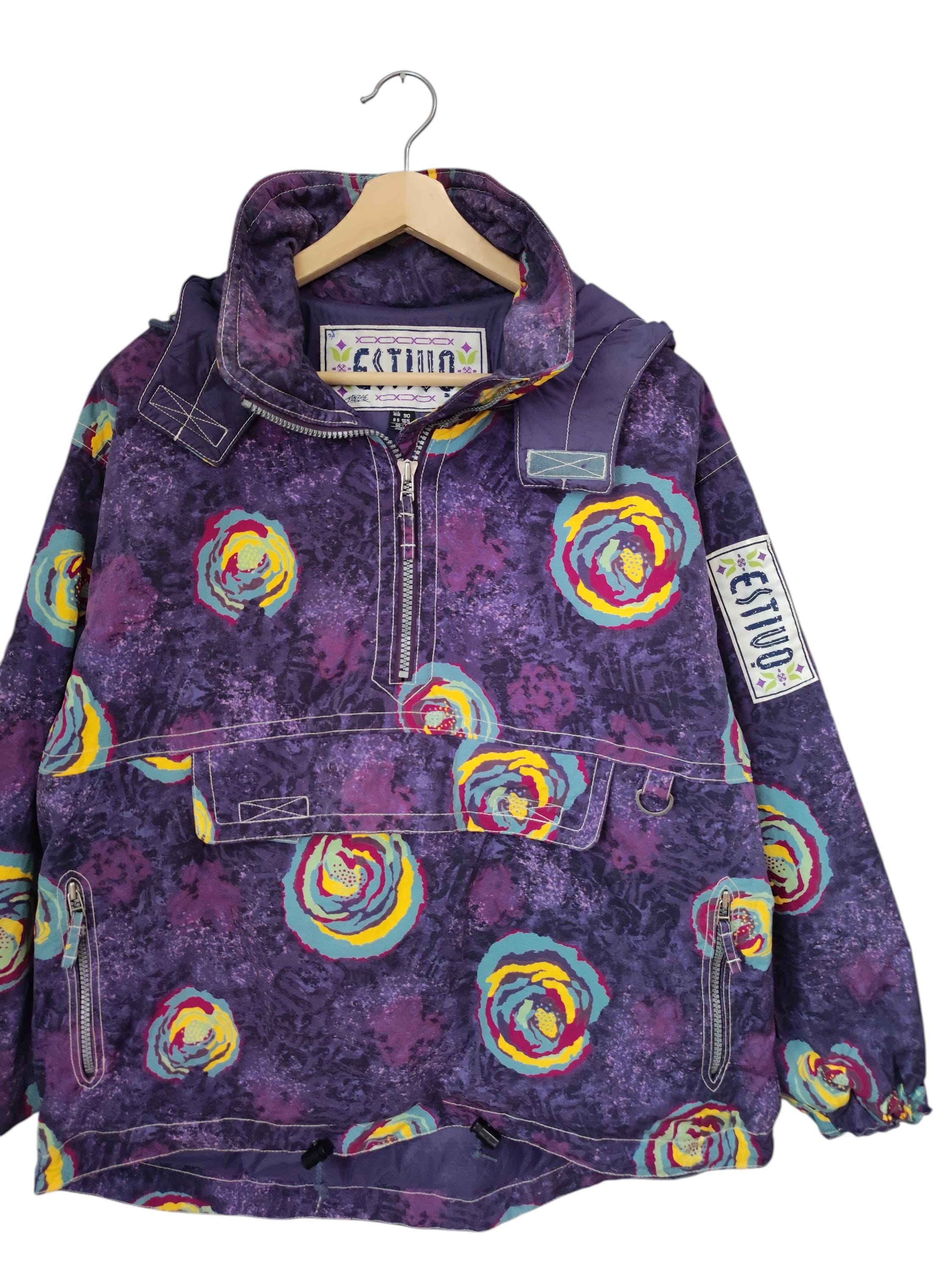 90s Goldwin Estivo Anorax Hoodie Winter Neon Color Phenix Ski Team