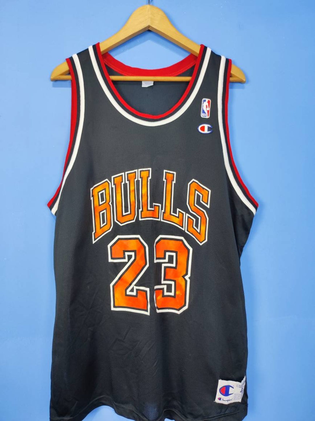 Champion Bulls 23 ジョーダン　タンクトップ XL Vintage Champion Bulls Chicago Bulls NBA Jordan 23 Tank Jersey