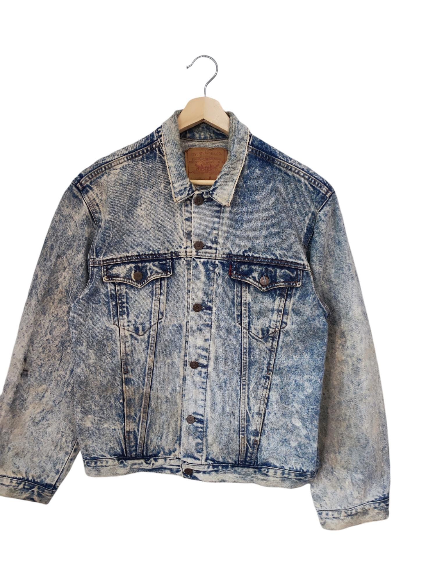 Vintage 90s Levi's 610 02 00 XX Trucker Denim Levi's Acid Wash