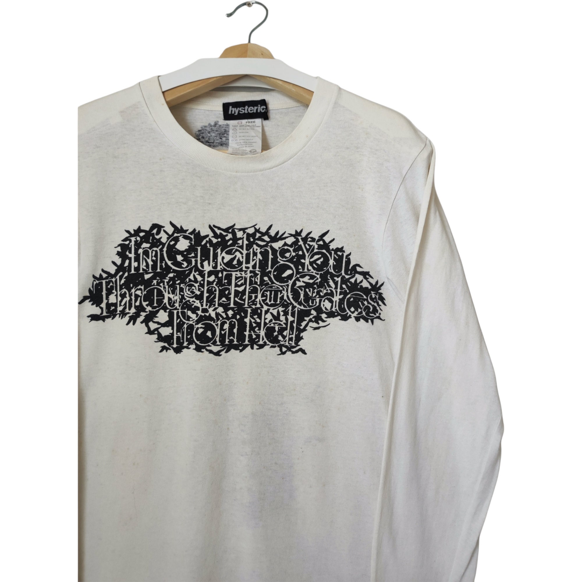 90s HYSTERIC GLAMOUR HELL 長袖 y2k Archive 90s HYSTERIC GLAMOUR HELL 長袖 y2k Archive 90s HYSTERIC GLAMOUR