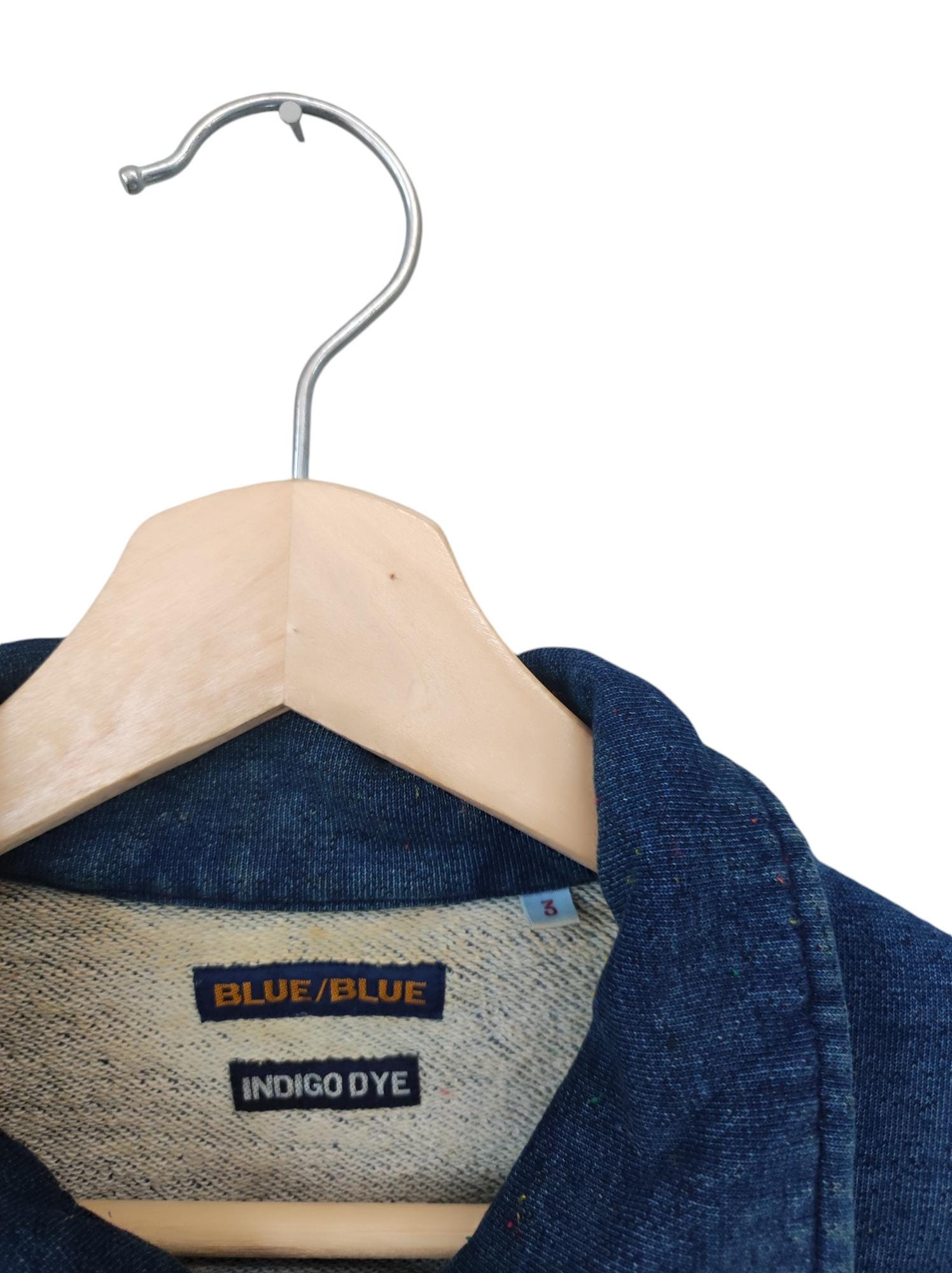 Vintage NAVY Blue Blue Indigo Denim Japanese Fabric Art Indigo