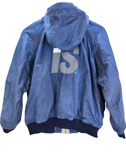 80s Issey Miyake IS Bomber Reversible Jacket Issey Miyake Design