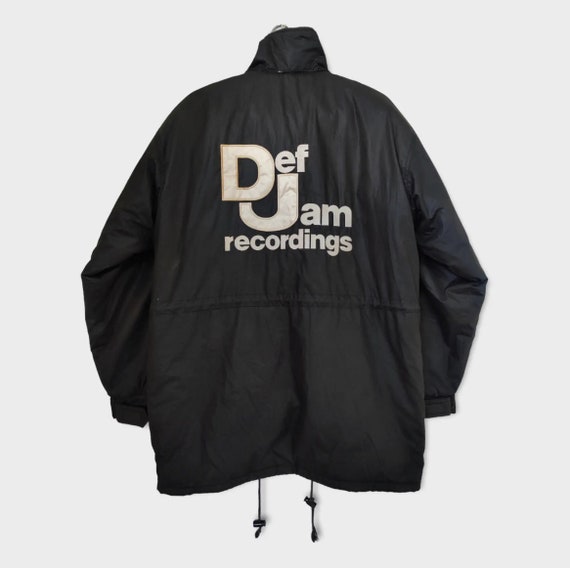 80s Vintage Def Jam Recording Spell Out Embroidered Logo Vtg 90s