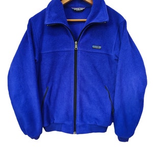 Vintage 80s Patagonia Fleece Jacket Patagonia USA Blue Made in USA Patagonia blue Vintage patagonia 80s full zipper warm jacket outdoor USA