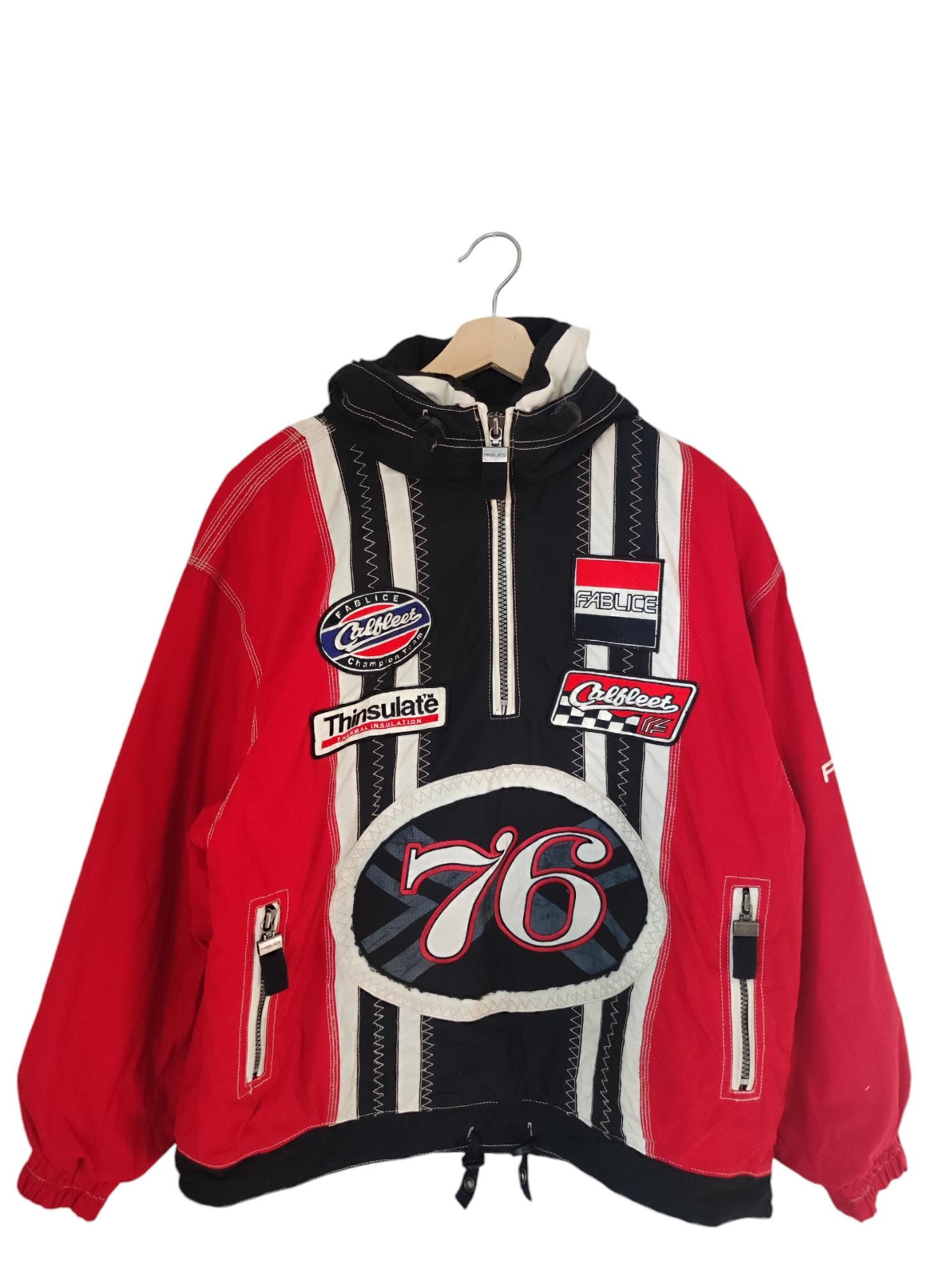 90s Fablice Thinsulate Retro Fablice Winter Colorblock