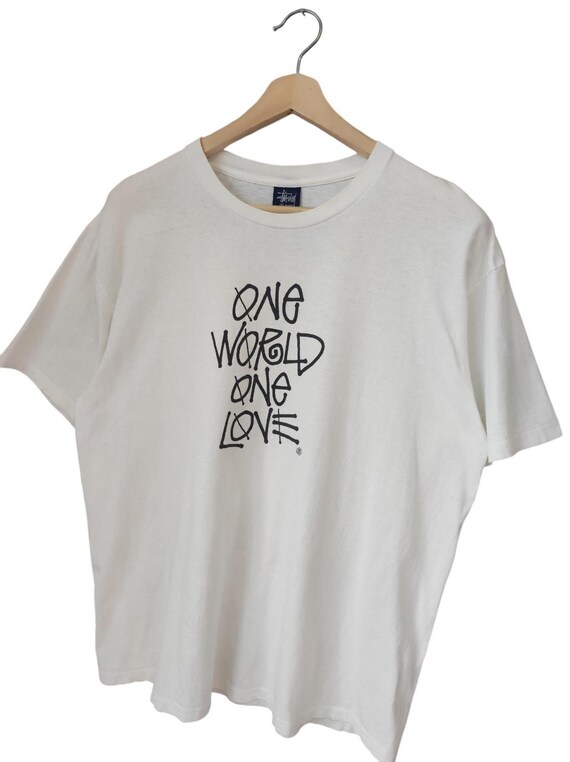 Vintage 90s Stussy Rasta Revolutionist Stussy One World One Love