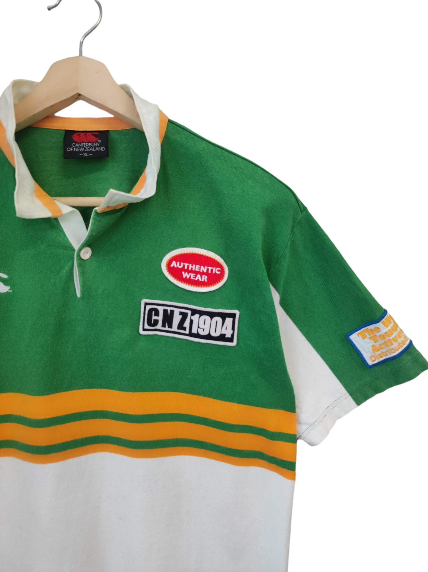 Vintage 90s Canterbury Classic Logo Jersey Rugby All Blacks