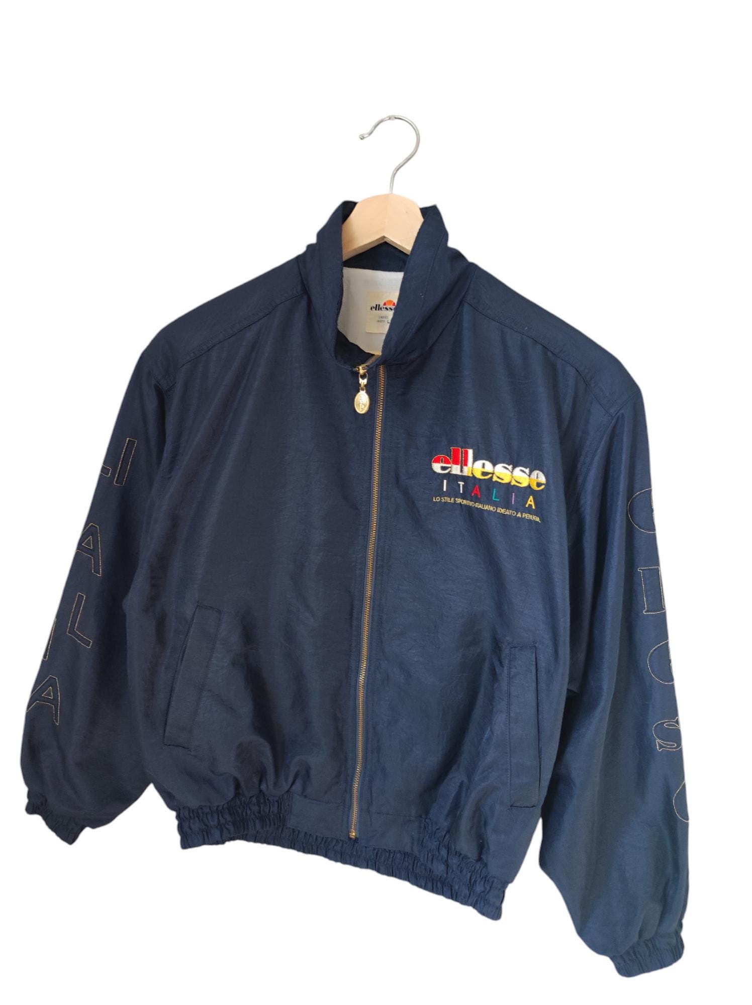 90s Ellesse Perugia Italia Ellessse Windbreaker Light Jacket