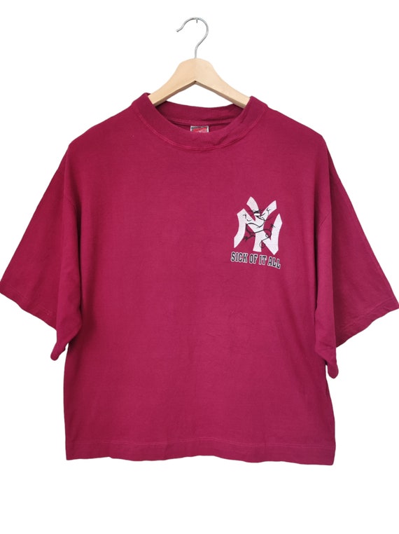 SICK OF IT ALL 90年代?ビンテージTシャツ L Vintage 90's Sick Of It All Pain Strikes T-Shirt – Mills Vintage USA