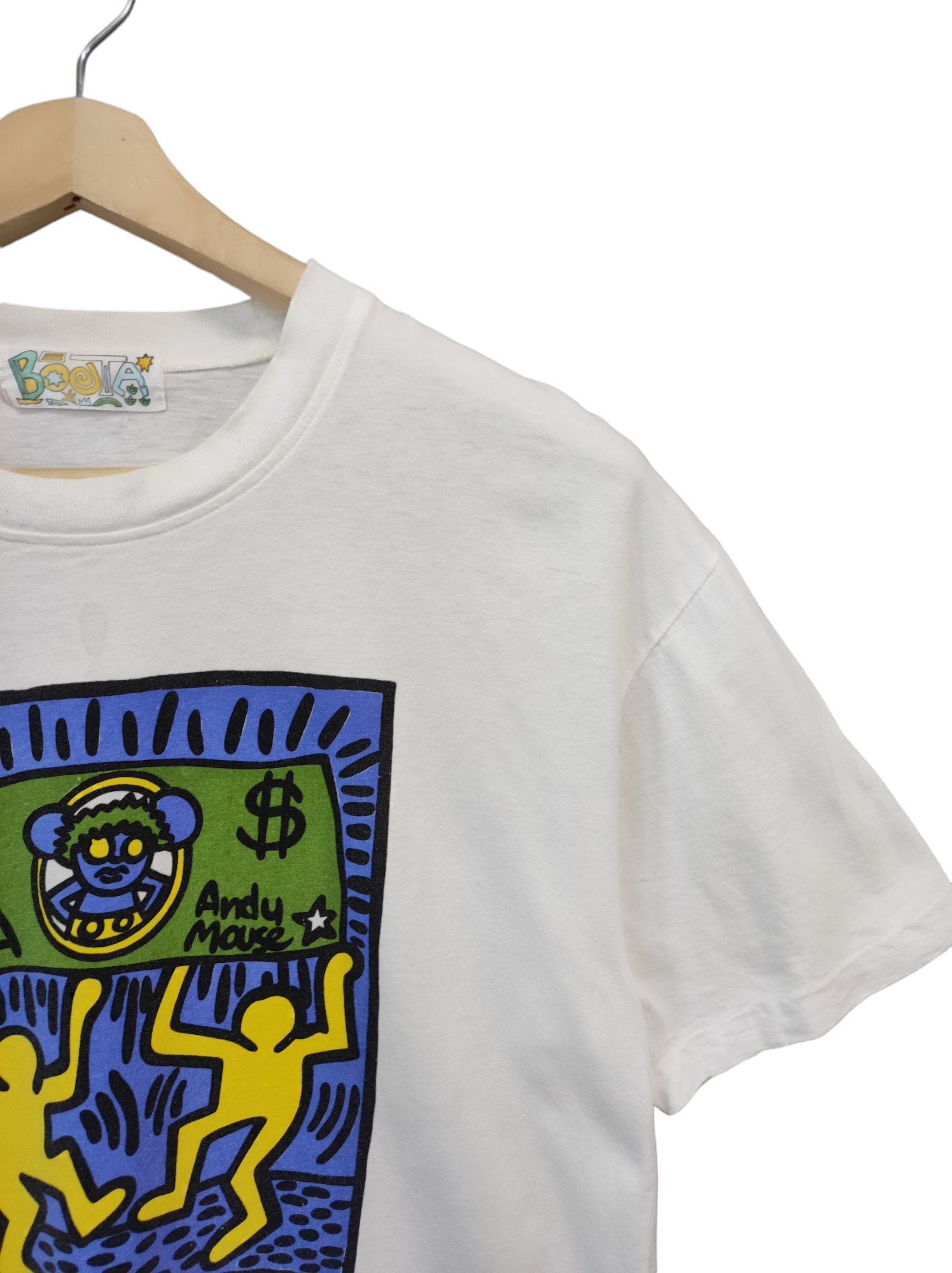 Vintage 80s Keith Haring POP SHOP Haring USA Andy Mouse Vintage 