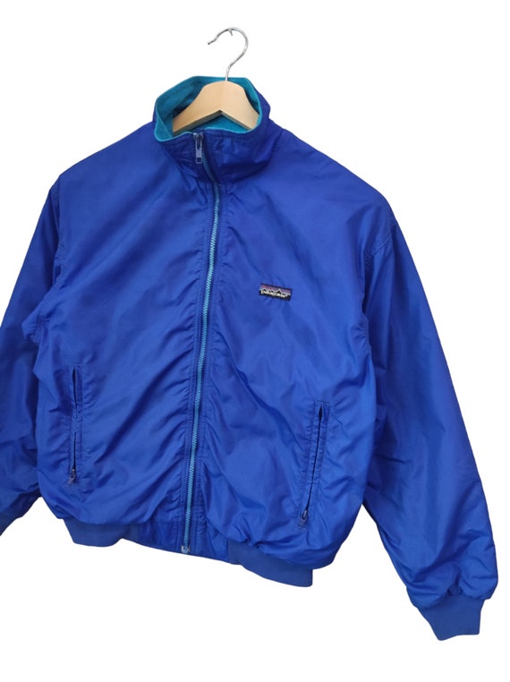 Vintage 80s Patagonia Bomber Jacket Patagonia USA Blue Made in USA