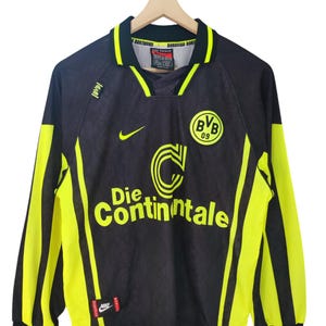 レアタグ ドルトムント90s NIKE PREMIER 長袖 ゲームシャツ レアタグ ドルトムント90s NIKE PREMIER 長袖 ゲームシャツ