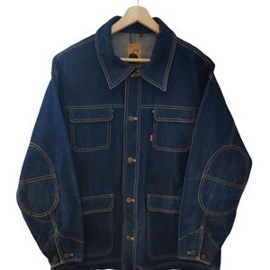 Vintage 90s Japanese Work Wear Denime Core Jacket in My Blood