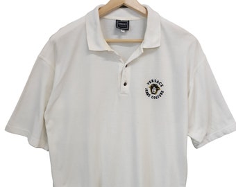 Vintage 90er Jahre Versace Medusa Shirt Versace Jeans Italien Medium Shirt Luxus Neuheit High Fashion Versace Poloshirts Versace Jeans Couture Gr. M