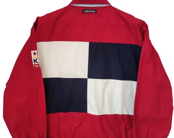 NAUTICA SPORT レッド ジャケット FULL-ZIP TRACK JACKET | Nautica