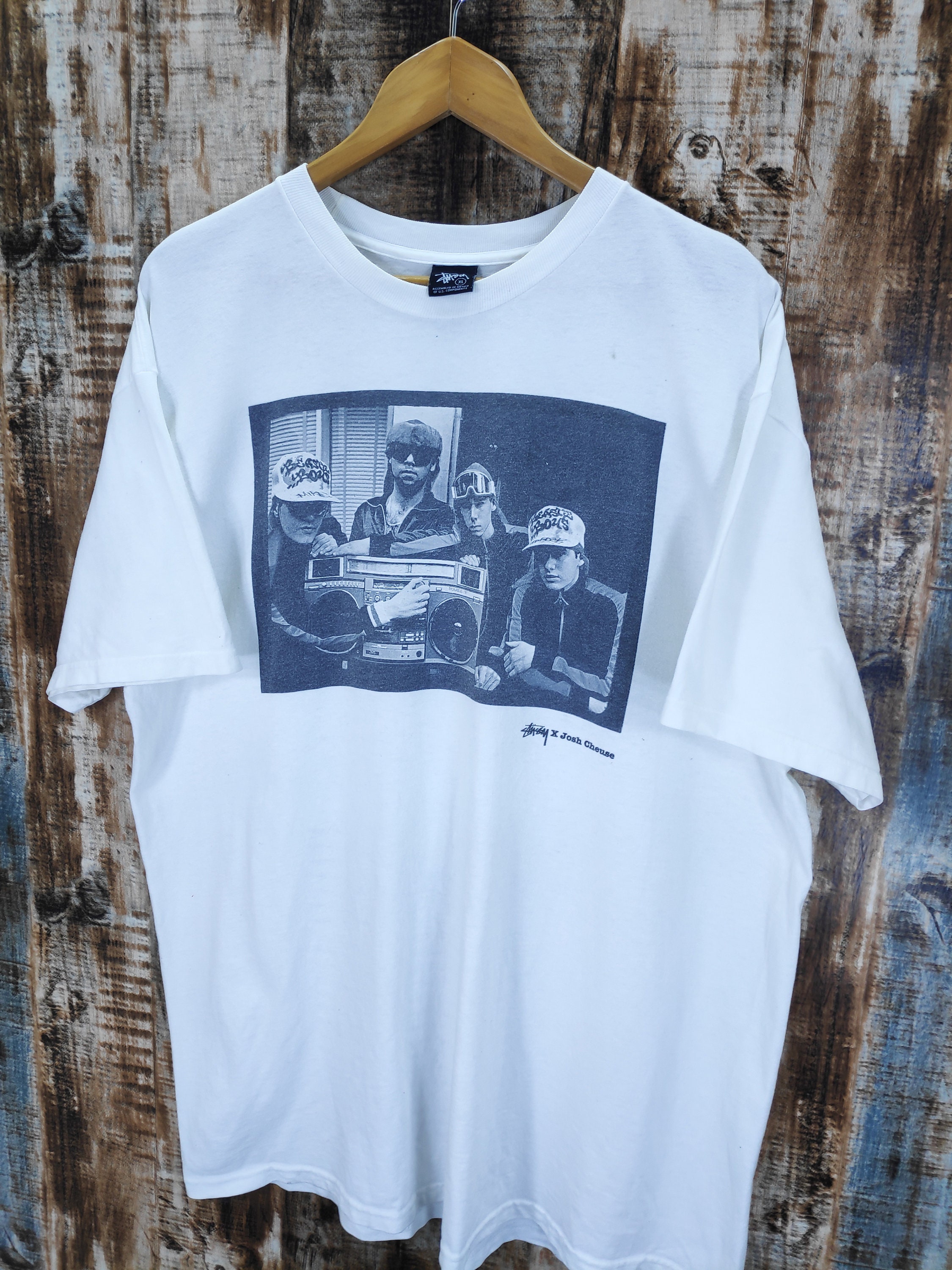 Vintage 90s Stussy Josh Cheuse Era T-shirt Stussy X Josh Cheuse ...