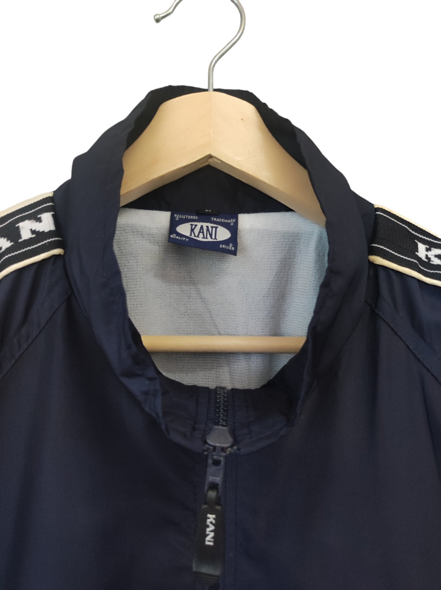 90s Vintage Karl Kani Sports Side Taped Jacket Oversized Hip