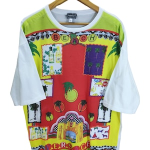 Vintage Versace Sports Versus Versace Medusa Shirt Versace Jeans Italy Large Shirt Luxury  Novelty High Fashion Versace Spell Out