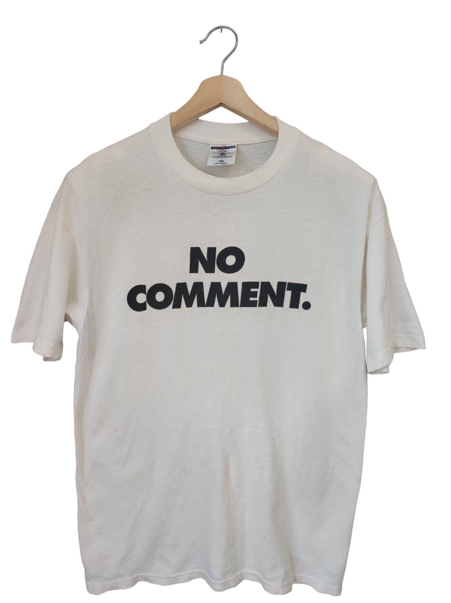 Vintage 90s No Comment Sub Pop Nirvana Kurt Cobain Tour Concert T