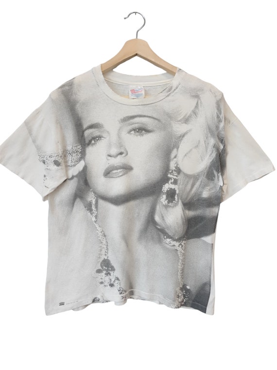 Vintage 90s Madonna erotica 1992 Album Full Print T Shirt / Sade 
