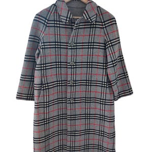 90s Burberrys of London Burberry Prorsum Iconic Burberrys&#39; Nova Checked Long Jacket Trench Coat wools Burberrys London size M
