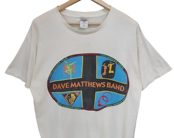 トップス 90s Dave Matthews Band Tee Vintage 90's Dave Matthews Band T Shirt Size L (W 22.5 X L
