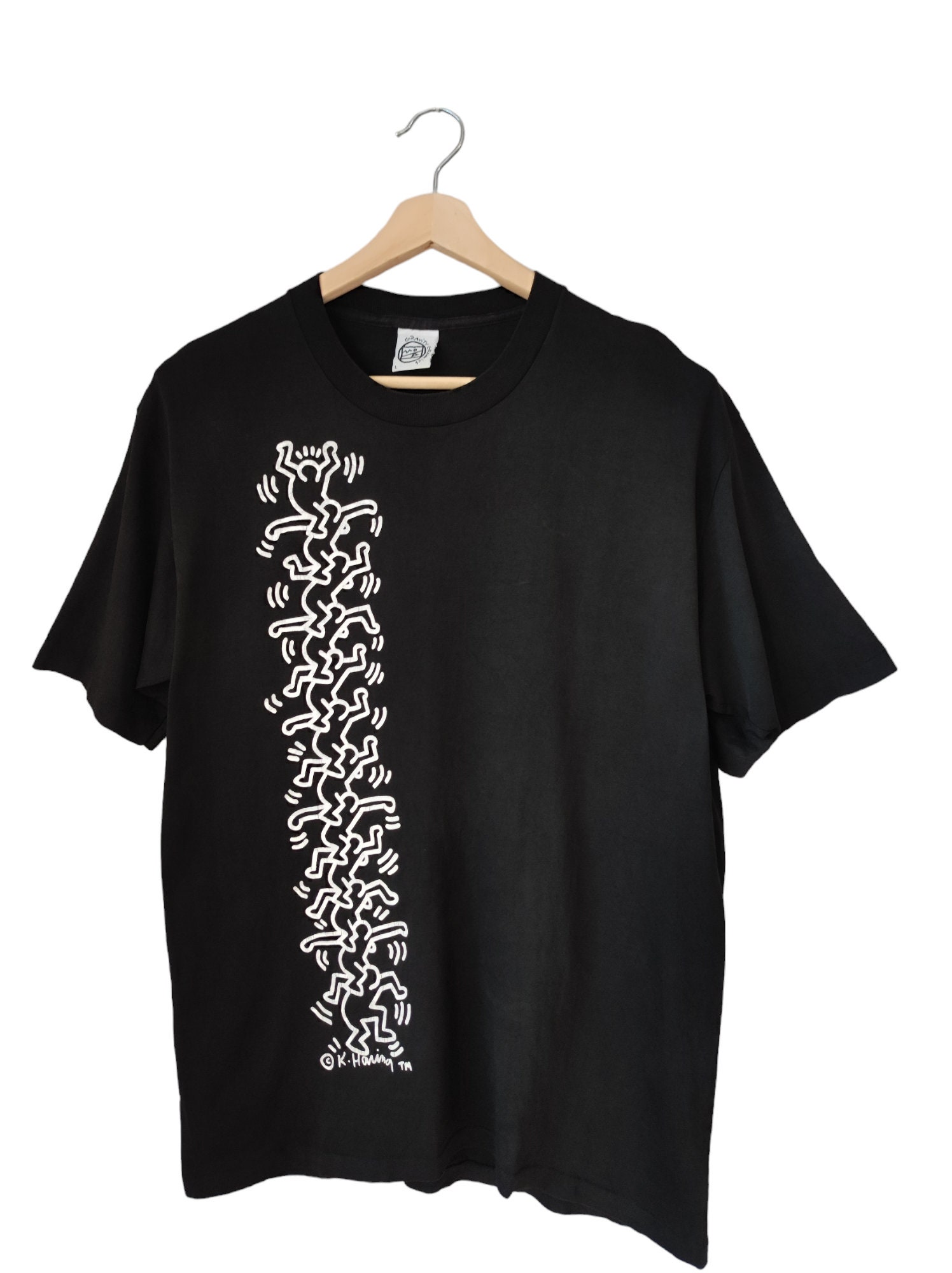 トップス 90s keith haring tee 90s Keith Haring Tee - Etsy
