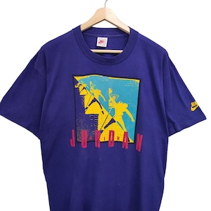 Vintage Air Jordan Nike Gray Tag Air Jordan tee 90s Graphics Air Jordan Sportswear Michael Jordan Chicago Bulls NBA size Large Jordan Dunk