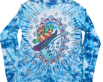 Vintage 90's Grateful Dead Tie Dye Tee, 1994 Summer Tour Tee