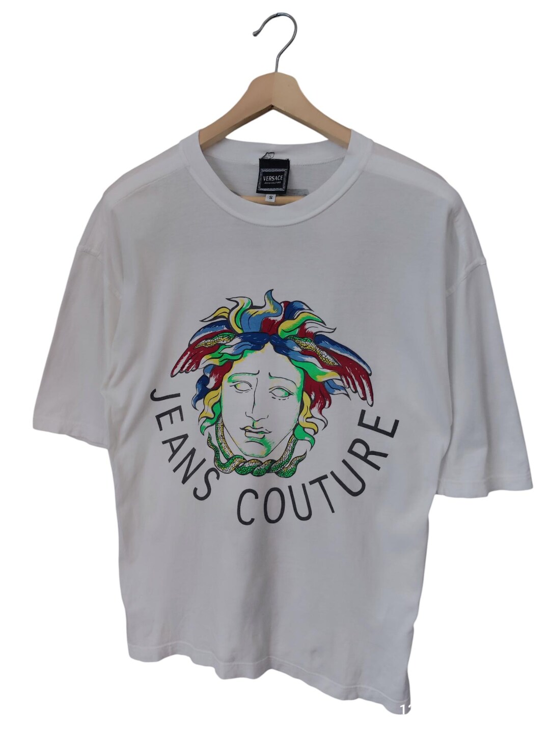 Vintage 90s Versace Medusa Shirt Versace Jeans Italy Medium