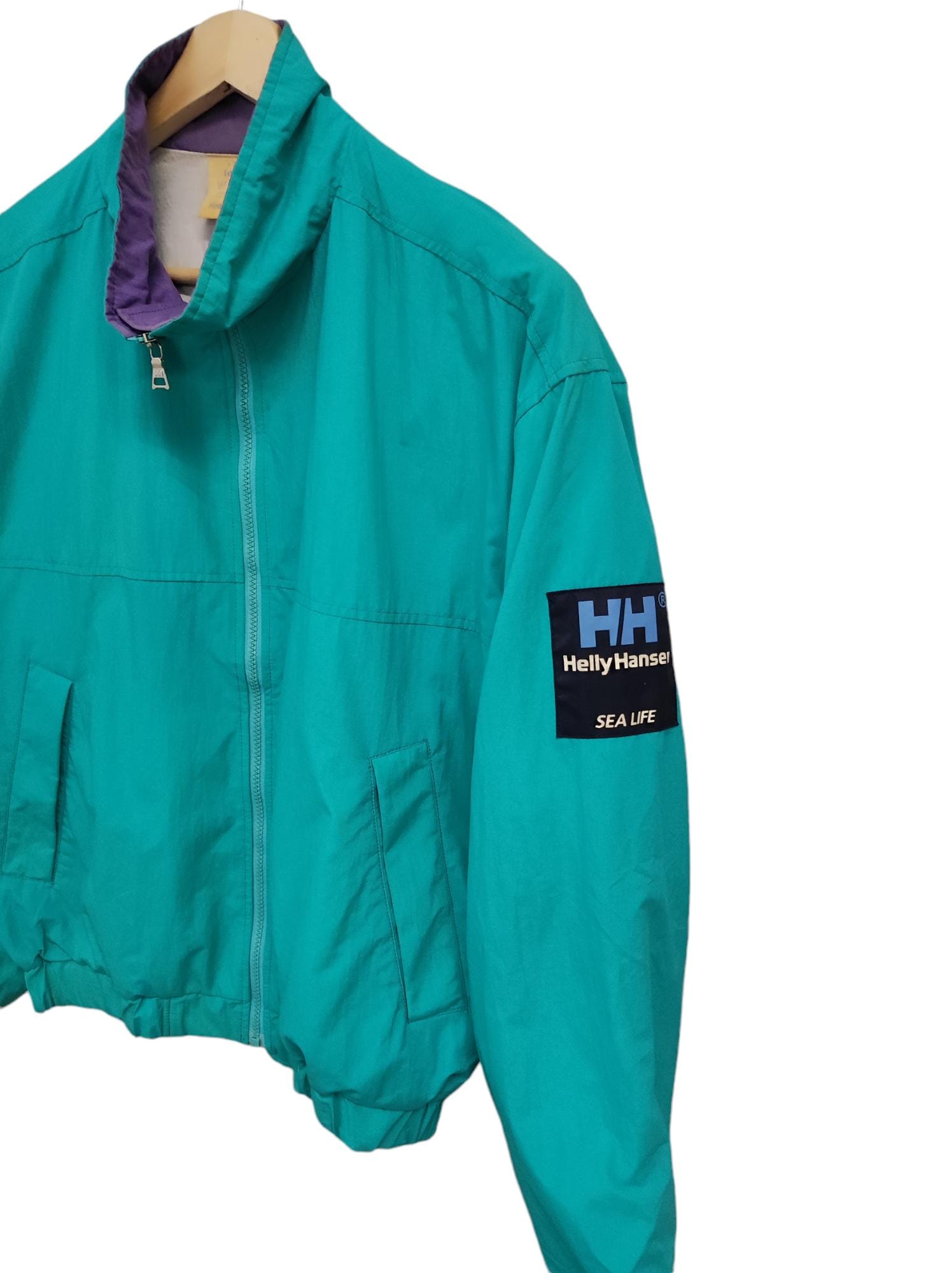 Vintage 90s Helly Hansen Sea Life Windbreaker Light Jacket Helly