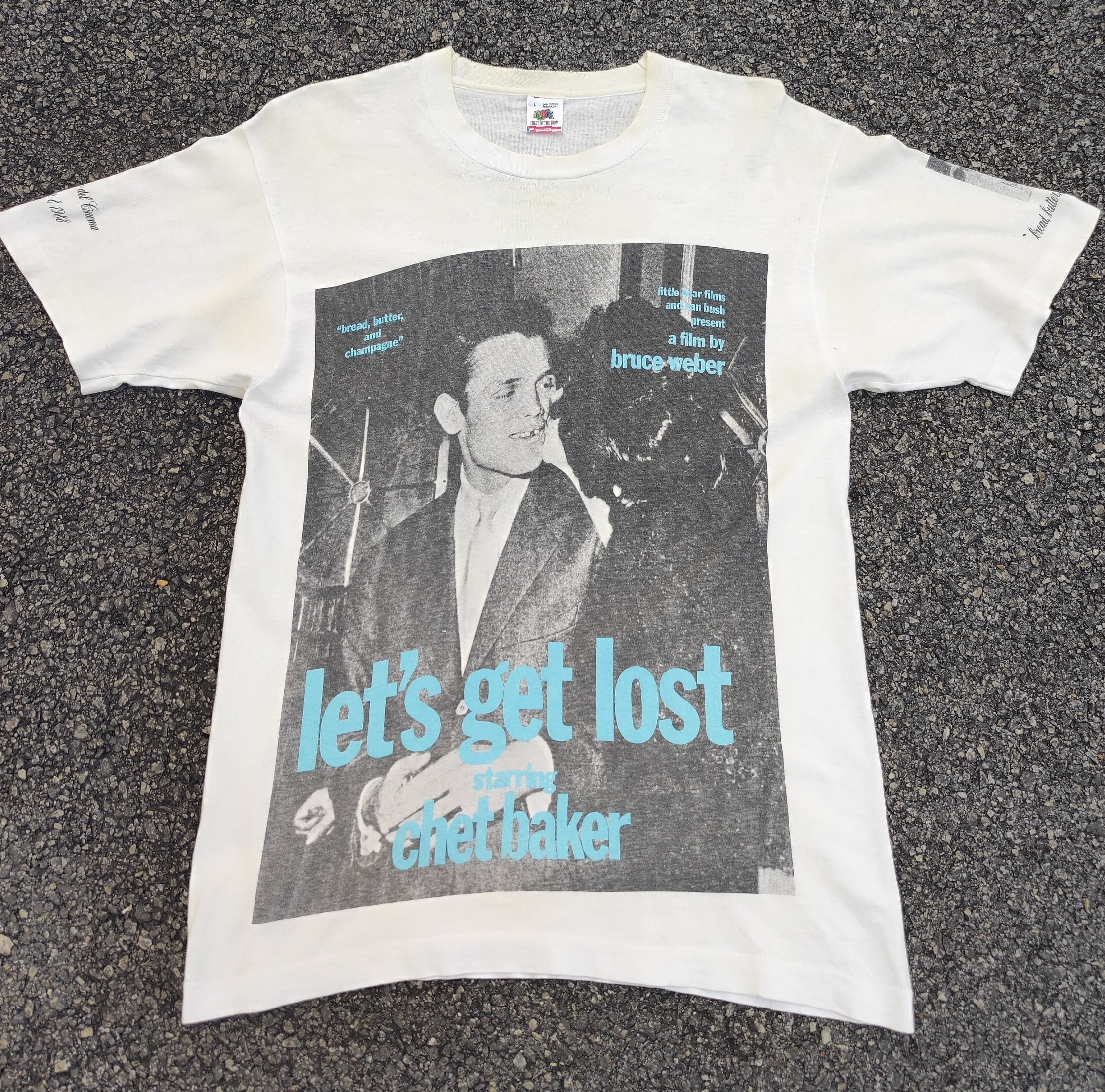 Vintage Original 80's Chet Baker let's Get Lost 198 American Vintage Original 80's Chet Baker let's Get Lost 198 American