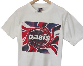Vintage 90s OASIS USA Tour Oasis Swirl Union Jack Tour Concert