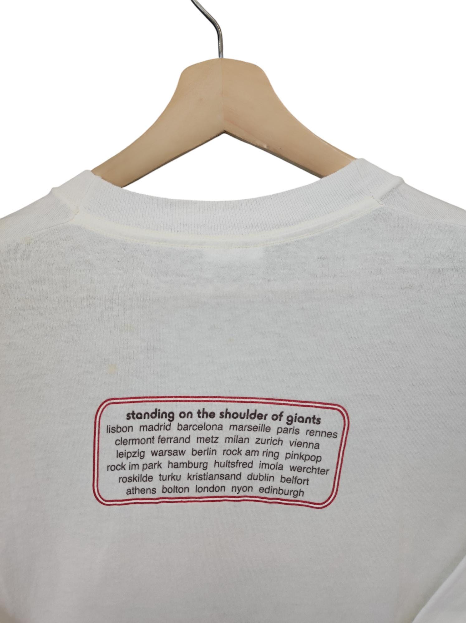 Vintage 90s OASIS European Tour Oasis Standing on the Shoulder of