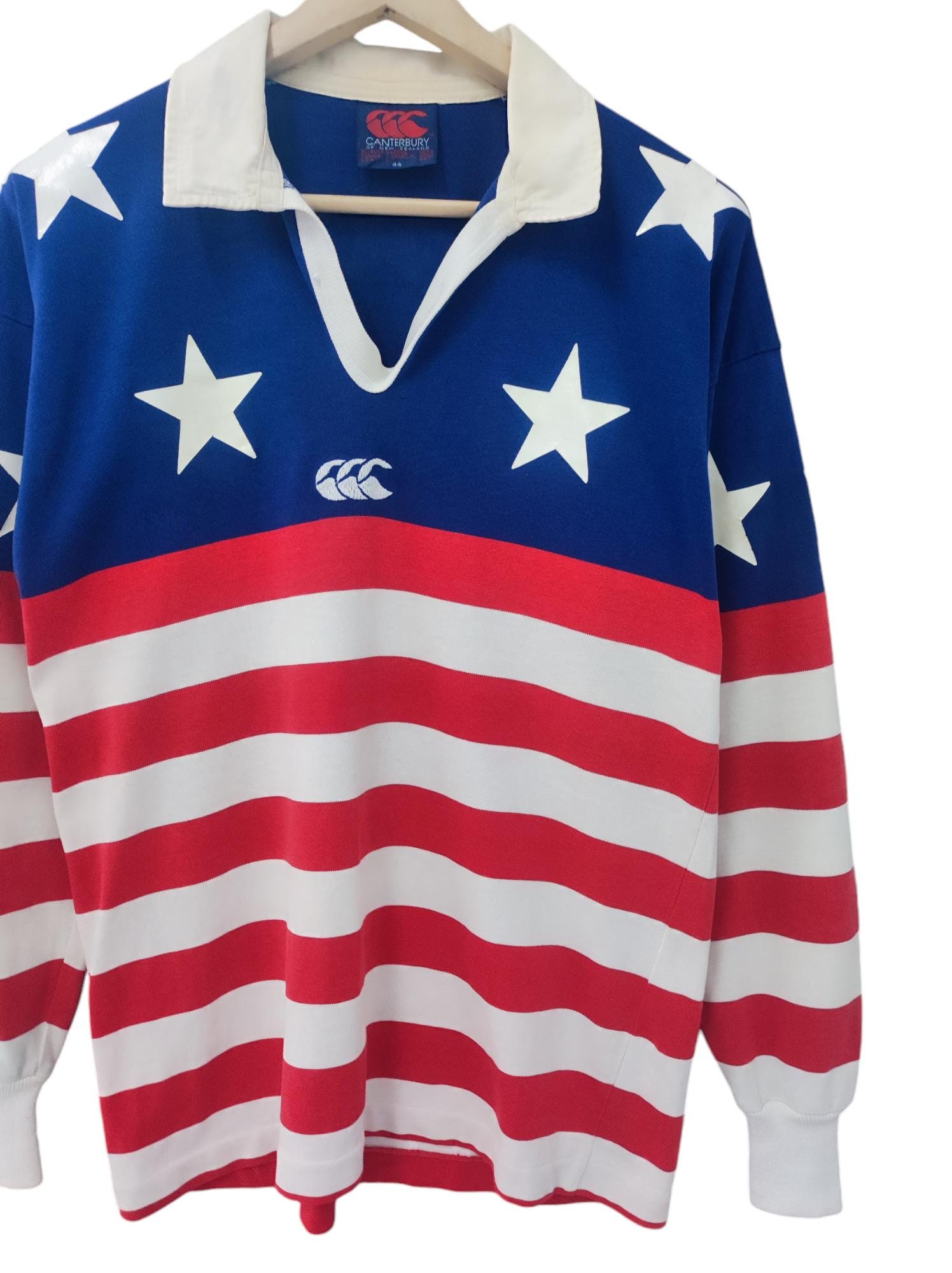 Vintage 90s Canterbury Jersey Rugby Retro Polo Rugby Long