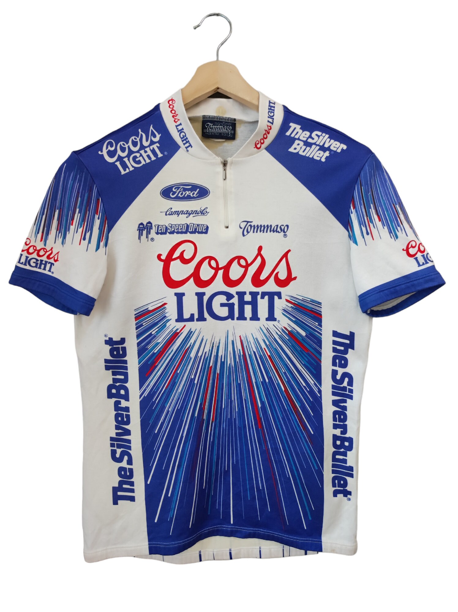 Maillot De Cyclisme Vintage 90s Pearl Izumi Coors Light Team - Taille XL - Manches Longues - Occasion