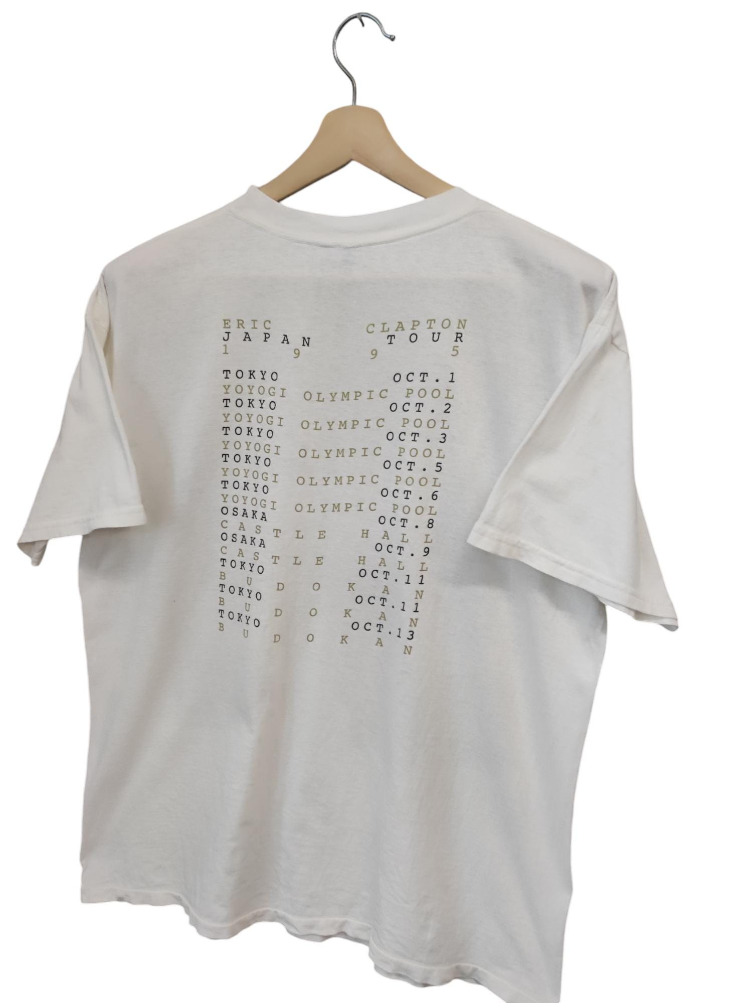Eric Clapton Japan World Tour 1991 Tシャツ Eric Clapton