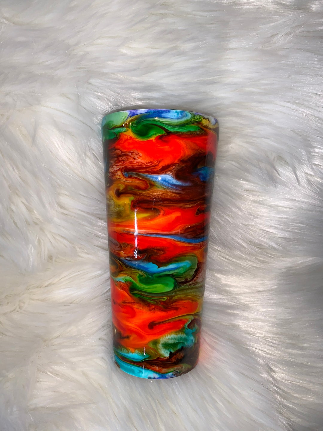 Marble/ Alcohol Ink Stainless Steel Tumbler - Etsy