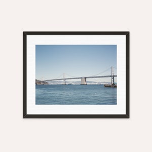 San Francisco Photography Print, Bay Bridge Art, Pastel Travel Print, San Francisco Architectural, San Francisco Photo, Bay Bridge Art Print