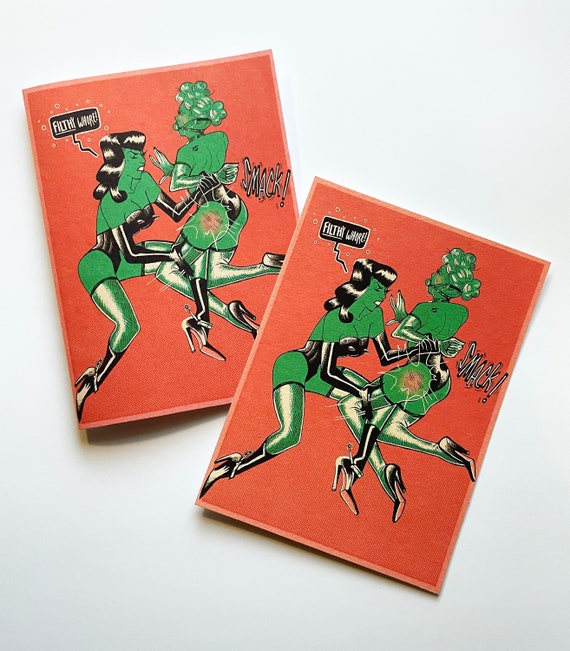Kinky BDSM Themed Card Greeting Valentine Christmas Card - Etsy