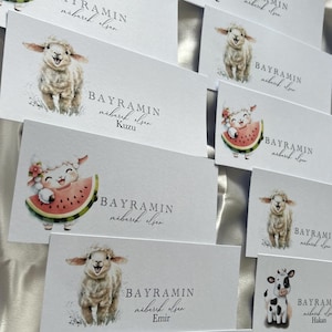 Carte Bayram, carte denaro, carte Eid Mubarak, carte Bayram per bambini, regali Bayram, Hediye Kart, regalo Eid