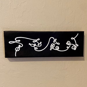 BTS Love Yourself Tear Falling Petals Acrylic Painting