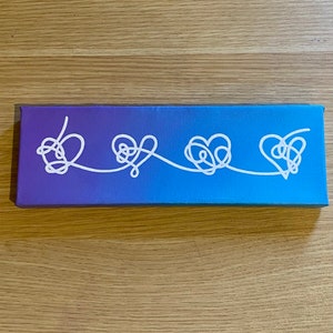 BTS Love Yourself: Answer Hearts Acrylic Painting