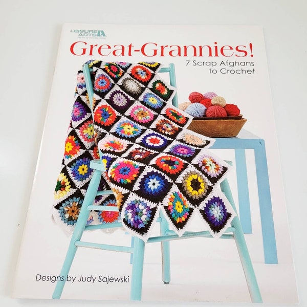 Leisure Arts Great Grannies 7 Scrap Afghans To Crochet 4429 Livre de poche 2009