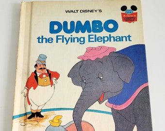 Dumbo the Flying Elephant Book Club Edition Hardcover 1978 First American Edition