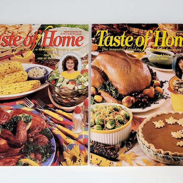 Taste Of Home Magazine Bundle 1998 Set Of 2
