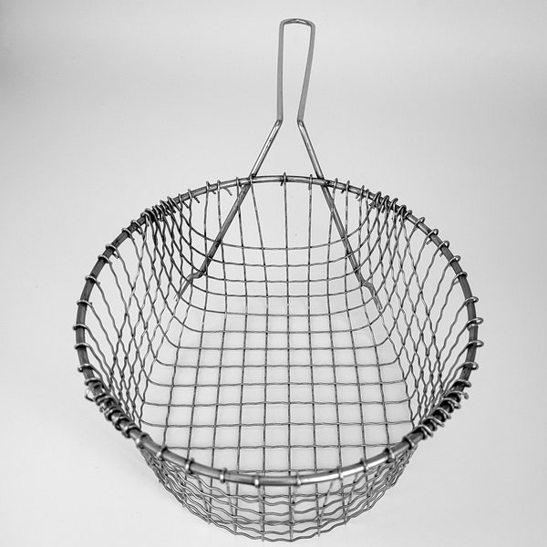 Vintage Wire Fryer Stainless Basket 6.5 Inch