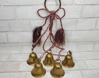 Vintage Brass Bells Set of Three Solid Brass Bells Welcome Bell Decorative  Handbells Vintage Bell Collection Chime Bell Trio Solid Brass 